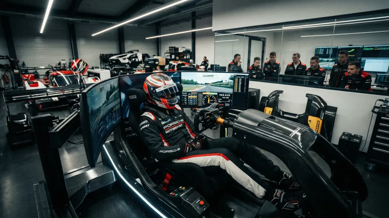 Por qué los pilotos profesionales usan simuladores para preparar carreras reales